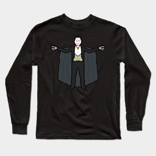 Count Dracula Vampire Long Sleeve T-Shirt